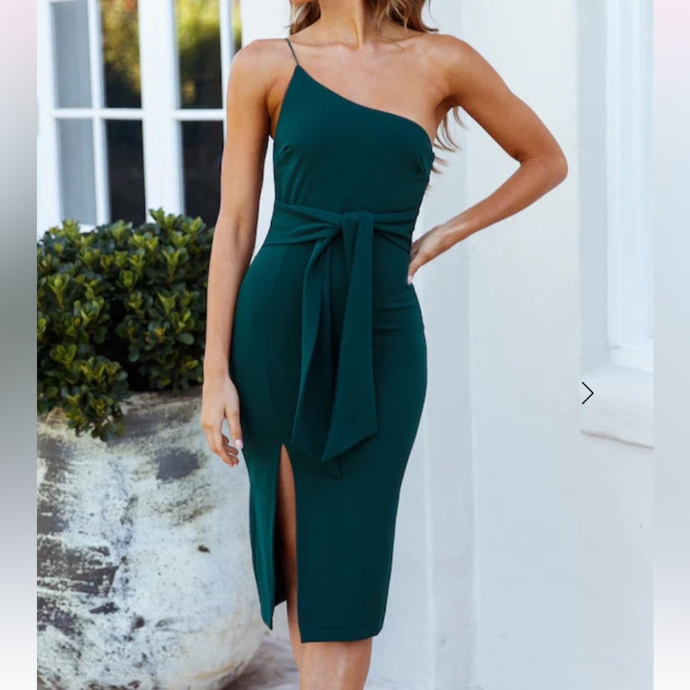 Teal Midi Dress